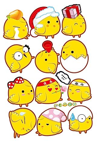 BESTonZON 1 Satz Aufkleber kinder dekor Frühlingsdekorationen Ostern Tier Fensterfolie schöne Wandtattoos Wandtattoo Kinderzimmer Karikatur schmücken Hintergrund Baby PVC