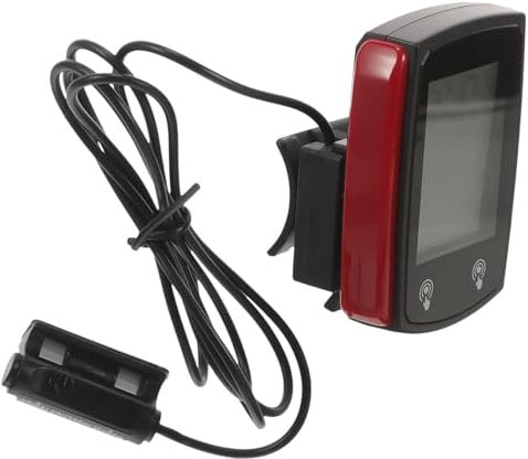 Kisangel Fahrradcomputer mit Digitaler Anzeige Hintergrundbeleuchtung für Fahrrad und E-Bike Robustes Gehäuse aus PC Abs