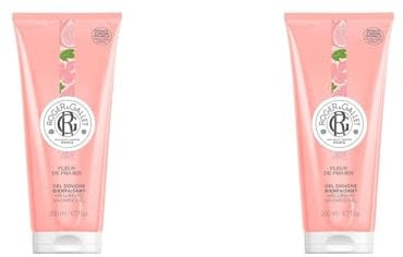 Roger&Gallet - Gel Douche Bienfaisant Fleur de Figuier 200ml - Aloe Vera - Base lavante 100% d'origine végétale - Mousse Onctueuse (Lot de 2)