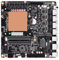 SJRC 6 Bay NAS Motherboard Core i5 12450H, 6 x M.2 NVMe Mini ITX MBOD with 4 Port i226V 2.5GbE LAN, DDR5 Computer Board with PCIe4.0 x4, Barebone (No RAM/SSD) (with Adapter)