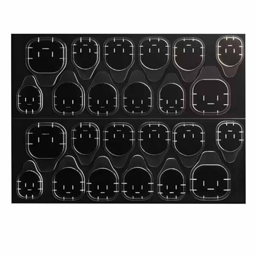Waterproof Breathable Jelly Double Sided Adhesive Tabs Nail Glue Sticker False Nail Tips for DIY Manicure Nail Art Decoration (240Pack)