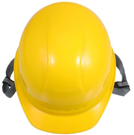 Cabilock Gelber Schutzhelm Für Erwachsene Bauhelm Aus Verstärktem Belüftetes Design Für Gute Luftzirkulation Leichter Helm Für Bequeme Passform Für Baustellen Und Industrielle Umgebungen