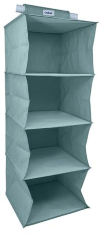 Ordinett Mint Wandregal mit 4 Regalen, Salbeigrün, Höhe 82 cm, geräumig und robust