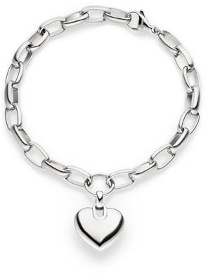 s.Oliver Damen Schmuck – Chunky Herz Halskette, Armband und Creolen aus Edelstahl in verschiedenen Farben – Stylisch, Alltagstauglich & Zeitlos modern