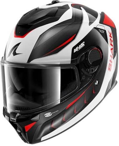 SHARK, Integraler Motorradhelm SPARTAN GT PRO CARBON MEKARIUM Carbon Silver Red DSR, S