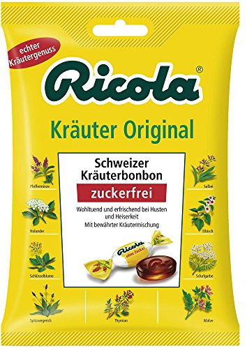 Ricola Kräuterhalstropfen Original zuckerfrei (3 x 75 g)