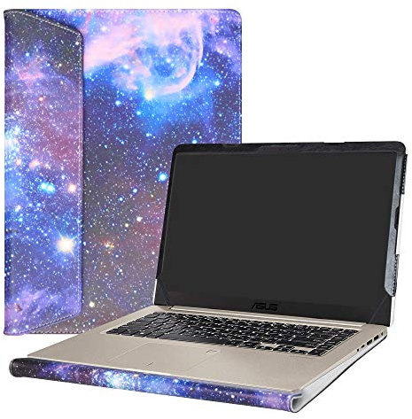 Alapmk Diseñado Especialmente La Funda Protectora de Cuero de PU para 15.6 ASUS VivoBook S15 S510 S510UA S510UQ S510UN F510UA X510UQ Series Ordenador portátil,Galaxy