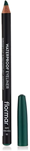 Flormar Waterproof Eyeliner - Wasserfester Eyeliner-Stift – Intensiver Farbauftrag & langanhaltende Formel – Für präzise Lidstriche, Smokey Eyes & natürliche Looks – 111 1 Intnsv Jade