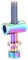 Alomejor M5x30 / 35 / 40mm Fahrrad Sattelstütze Schraube Legierung Sattelschraube Sattelstütze Fahrrad Zyklusschrauben Runde Kopfschraube Für Fahrrad Ersatz Zubehör(M5x35-Regenbogen)