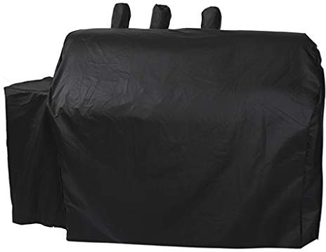 ProHome Direct Heavy Duty Waterproof Grill Cover for Char-Griller Duo 5050/5650 Gas and Charcoal Dual Fuel Grill Without Side Fire Box,Black