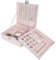 ProCase Scatole Portagioie Donna, Cofanetto Portagioielli con Esposizione a Due Strati di Gioielli e Divisorio Rimovibile per Collana e per Orecchini Bracciali Anelli Orologi, Regalo -Rosa
