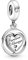PANDORA People Drehender „Forever & Always“ Seelenverwandter Charm-Anhänger aus Sterling Silber und Zirkonia Steinchen - 799266C01
