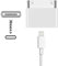 Sharllen MFi-zertifizierter 30-poliger Stecker auf 8-polige Buchse, Adapter Lightning auf 30-polige Dockingstation, Lade- und Synchronisierungskonverter, iPod Touch, Weiß (kein Audio)