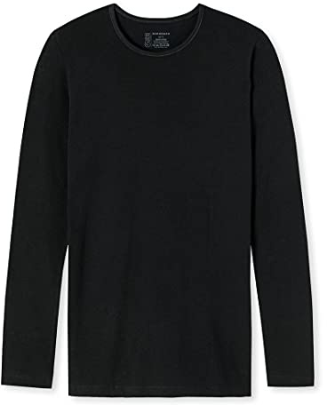 Schiesser 95/5 Long Shirt 173812-2er Pack Black 6