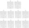 Pflanzenwurzelung, 10 Pcs Hochdruck Pflanzenwurzelgerät Ausbreitungskugel Wachstumsbox Plant, Reasable Pflanzenwurzel-Wachstumsbox für die Pflanzenvermehrung und Pfropfung (Transparent)
