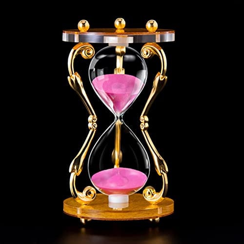 CCTSA Sablier Horloge Artisanat Verre Décoration 30 Minutes Sablier Classique sablier Enfants Couleur minuterie Ornement Sablier géant de Learning Resources pour Les Jeux à Domicile en Classe