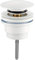 STARBATH PLUS - Desagüe para Lavabo - Válvula Universal de Clic Clac - Color Blanco Mate - Compatible con Rebosadero y Sin Rebosadero - Ideal para Baños y Aseos