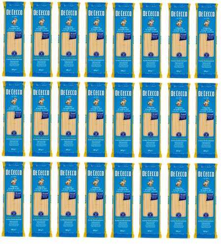 24x Pasta De Cecco 100% Italienisch Linguine Grandi n°407 Nudeln 500g