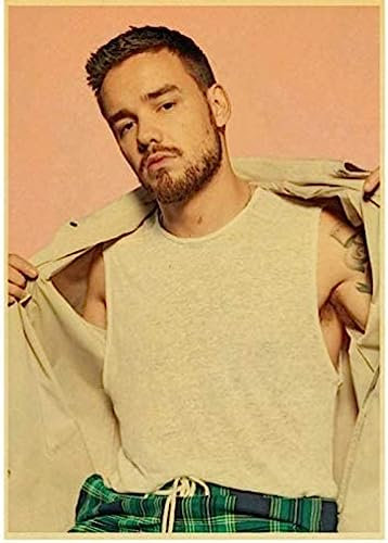 Poster Liam Payne Singer Poster Poster Foto Porträt Bilder Leinwand Malerei Poster Und Drucke Wand Kunst Home Decor 50X70Cm Kein Rahmen