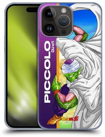 Head Case Designs Officially Licensed Dragon Ball Z Piccolo Saiyan Arc Characters Hard Back Case Compatible With Apple iPhone 15 Pro Max