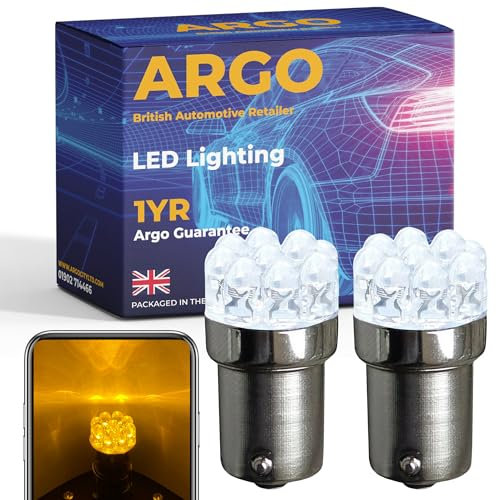 382 P21w Bulb Xenon Amber Indicator Bulbs 12v Led Car Bulbs Turn Signal Repeater led indicator bulb 1156 Ba15s P21w Led Bulb Replacement Upgrade Super Bright Car Light Bulbs