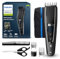 Norelco Philips Haarschneidemaschine 7000 Series, Haar- und Bartschneider, Präzisionszifferblatt, PowerAdapt Sensor, Trim-and-Flow, DualCut, DuraPower, 28 Längeneinstellungen, 90 Min. Laufzeit, Modell