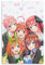 KUYHADSCE The Quintessential Quintuplets, Anime-Poster, Wand, Wohnung oder Zuhause, Schlafzimmer, Wohnzimmer, Badezimmer, Büro, Weinbar, Kunst, dekoratives Gemälde, Poster, 30 x 45 cm, ungerahmter