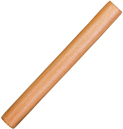 Wooden Rolling Pin Dough Roller Dough Roller Wooden Rolling Pin Smoothly Polished and Strong Rolling Pin Arc Edging Yellow Rolling Pins