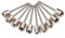Ball Needle Stainless Steel Inflating Pump Needle For Sports Soccer Basketball Football Ball 10Pcs