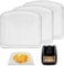 GCQ Air Fryer Dehydrator Rack 3 PCS for Chefman 6.3QT 4-in-1 Digital Air Fryer Oven, 9.53''× 9.53''× 0.59'' Steel Air Fryer Plate Replacement Parts Wire Rack