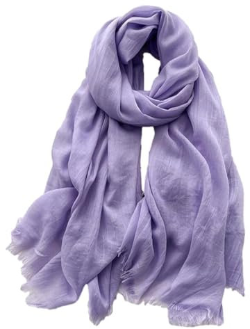 KARMA.DIEM Basic Tuch für Damen - angesagten Trendfarben - Stylisches Unisex Accessoire (#13 Flieder)