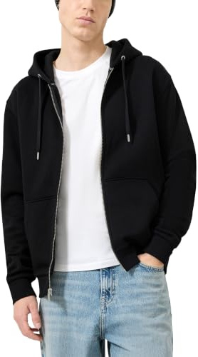 QS Basic-Sweatjacke mit Kapuze