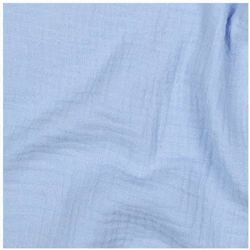 Musselin Bio Organic ab 1m Baumwollstoff Double Gauze Mulltuch Stoff Oeko-Tex