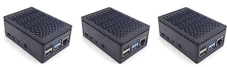 Xiniy 3X for Case Shell Box Enclosure Installable Cool Fan Aluminum HeatSink Enclosure for 4B
