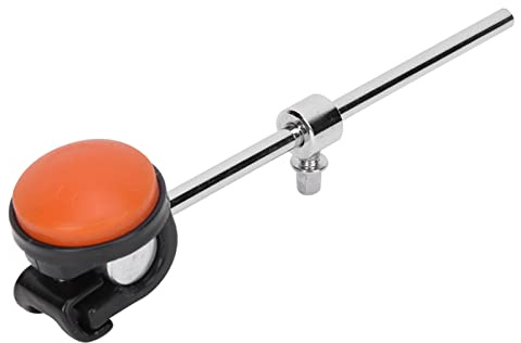 KIMISS Bassdrum-Schlägelhammer mit Rotem Silikonkopf für Schlagzeug-Sets – Zubehör für Schlaginstrumente aus Metall und Kunststoff