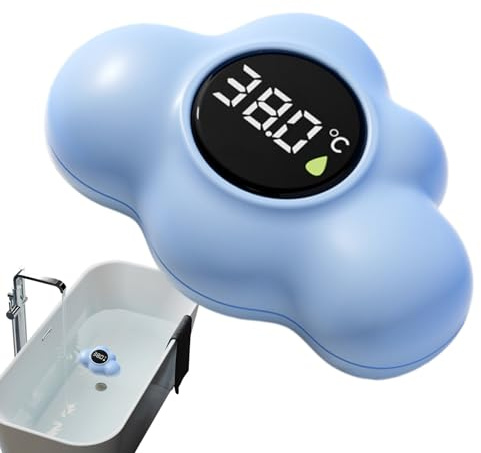 Thermomètre De Bain Pour Bébé, Thermomètre Numérique Pour Baignoire Moniteur De Température Digital Étanche Et - Avec Affichage LED Précise De La Température, 16x29x14cm