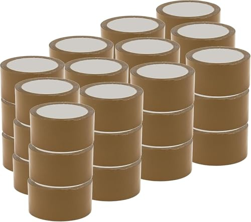BLEKER 36 ROTOLI DI NASTRO ADESIVO AVANA IMBALLAGGIO 48X66 ALTA RESISTENZA MARRONE