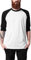 Urban Classics Herren Regular Fit T-Shirt Contrast 3/4 Sleeve Raglan Tee TB366, Gr. XXX-Large (Herstellergröße: 3XL), Mehrfarbig (Wht/Blk 224)