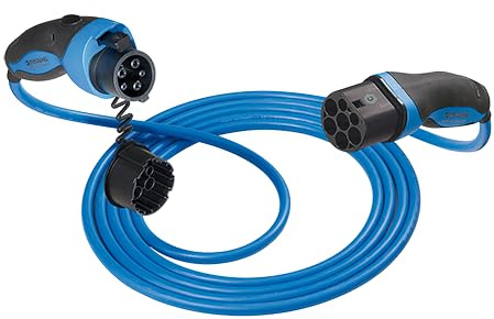 Mennekes E-Auto Ladekabel 7,5 m, Mode 3 Typ 2-Typ 1 32 A 1PH | Ladeleitung, Wallbox-Zubehör für 7,4 kw Elektro- und Hybrid-PKW, Art. Nr. 36435