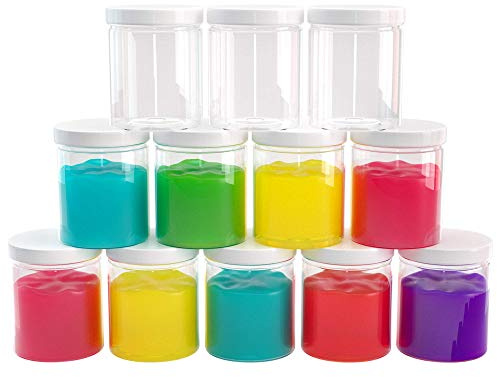 Plastic Jars With Lids (6oz)