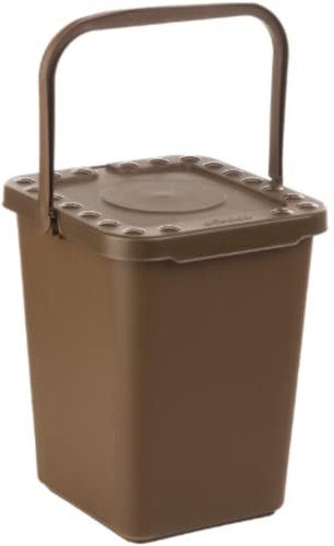 Ecoplast, Mülleimer für Mülltrennung, Buchöffnung, flexibel und formstabil, beständig gegen alle Temperaturen, innen und außen, über 80% recycelter Kunststoff, hergestellt in Italien