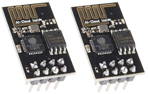 TECNOIOT 2 stücke DIY Arduino ESP8266 Wireless WiFi Transceiver Modul Serie ESP-01 Kompatibel mit RPi/AVR/ARM