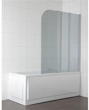 TrendLine Badewannenfaltwand Easy-4-Cool 3tlg. Badewannenaufsatz Duschtrennwand