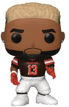 Funko Pop! NFL: Browns-Odell Beckham Jr. - (Home Jersey) - Vinyl-Sammelfigur - Geschenkidee - Offizielle Handelswaren - Spielzeug Für Kinder und Erwachsene - Sports Fans - Modellfigur Für Sammler