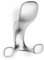 Kleiderhaken LALCE III Chrom matt 3-fach Garderobenhaken Wandhaken Handtuchhaken von SO-TECH®