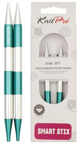 KnitPro Smartstix Interchangeable Circular Needles 5.5 (14cm) | 8.00mm