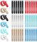 Organisateur de Cordon/36pcs Enrouleur De Câble/Attache Câbles/Rangeur De Câble Réutilisable Silicone/pour Cordes et Gestion des Câbles Les Écouteurs