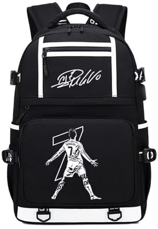 FuBballspieler Star Rd7 Multifunktions Reisen Fans Rucksack Schultasche Lässiger Rucksack Daypack