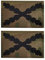 Parche reflectante infrarrojo IR Español Nacional Real Tercios Bandera de Cruz de Borgoña, bandera de España DIY Emblema Moral Tactical Militar Brazalete Insignias Decorativas Parches Apliques