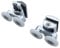 KEABATH 2pcs Shower Glass Door Rollers, Twin Wheels Runner Pulley, Solid Zinc Alloy 23mm Diameter Wheels